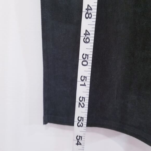 Vintage 90's Y2K Amanda Smith Suede Long Jumper Dress with side slits - Picture 7 of 13